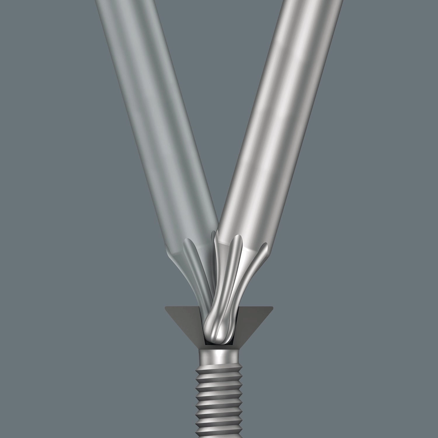 Wera 950 PKLS L-key, metric, chrome plated, 3 x 126 mm