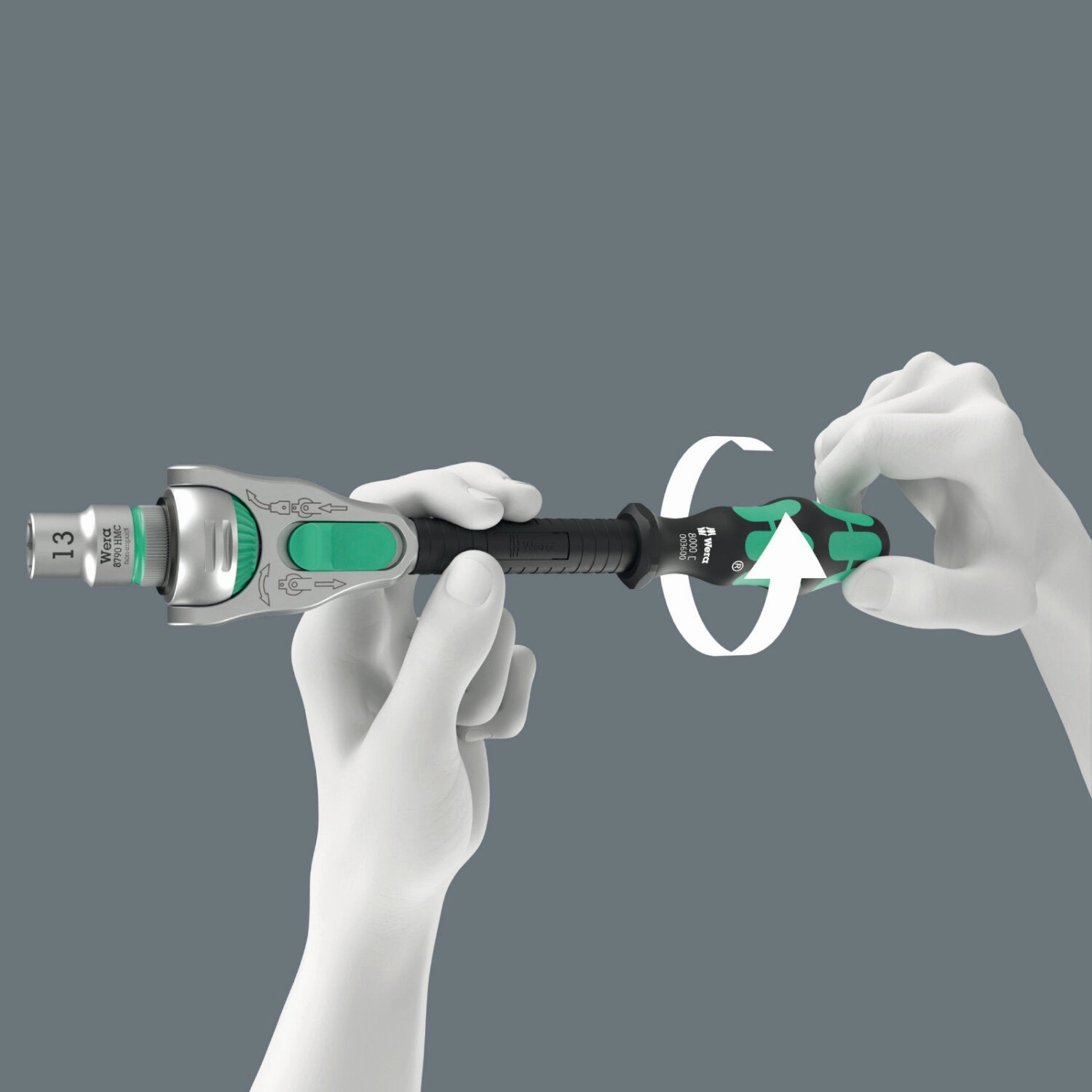 Wera 9721 Foam Insert 8000 B Zyklop 3/8" Ratchet Set 1, 23 Pc.