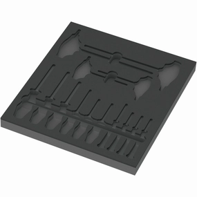 Wera 9812 Foam insert TORX HF screwdriver set 1, empty, 344 x 30 x 392 mm