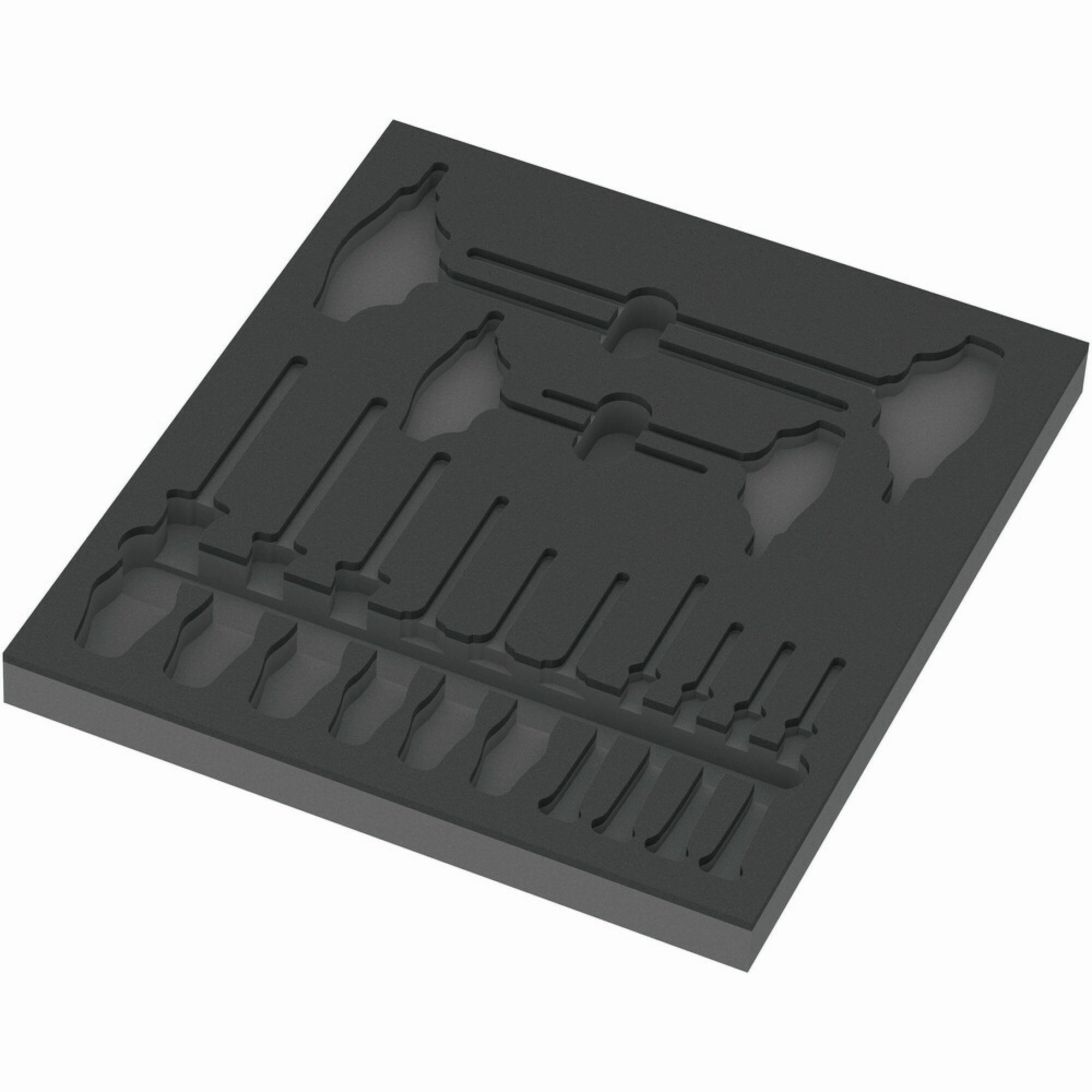 Wera 9812 Foam insert TORX HF screwdriver set 1, empty, 344 x 30 x 392 mm