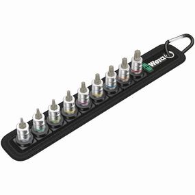 Wera Belt A 3 TORX HF Zyklop bit socket set with holding function, 1/4" drive, 9 pieces
