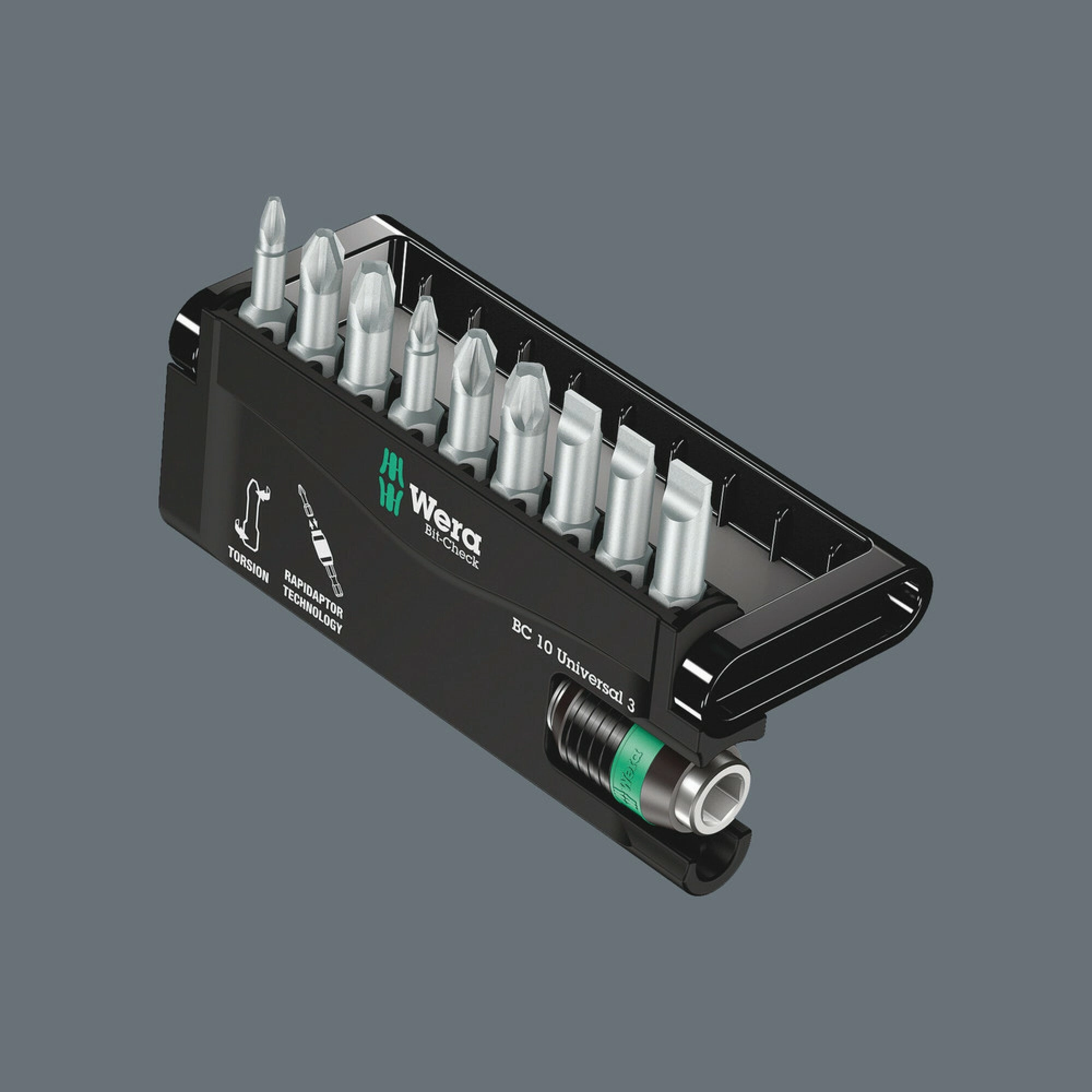 Wera Bit-Check 10 Universal 3 SB, 10 pieces