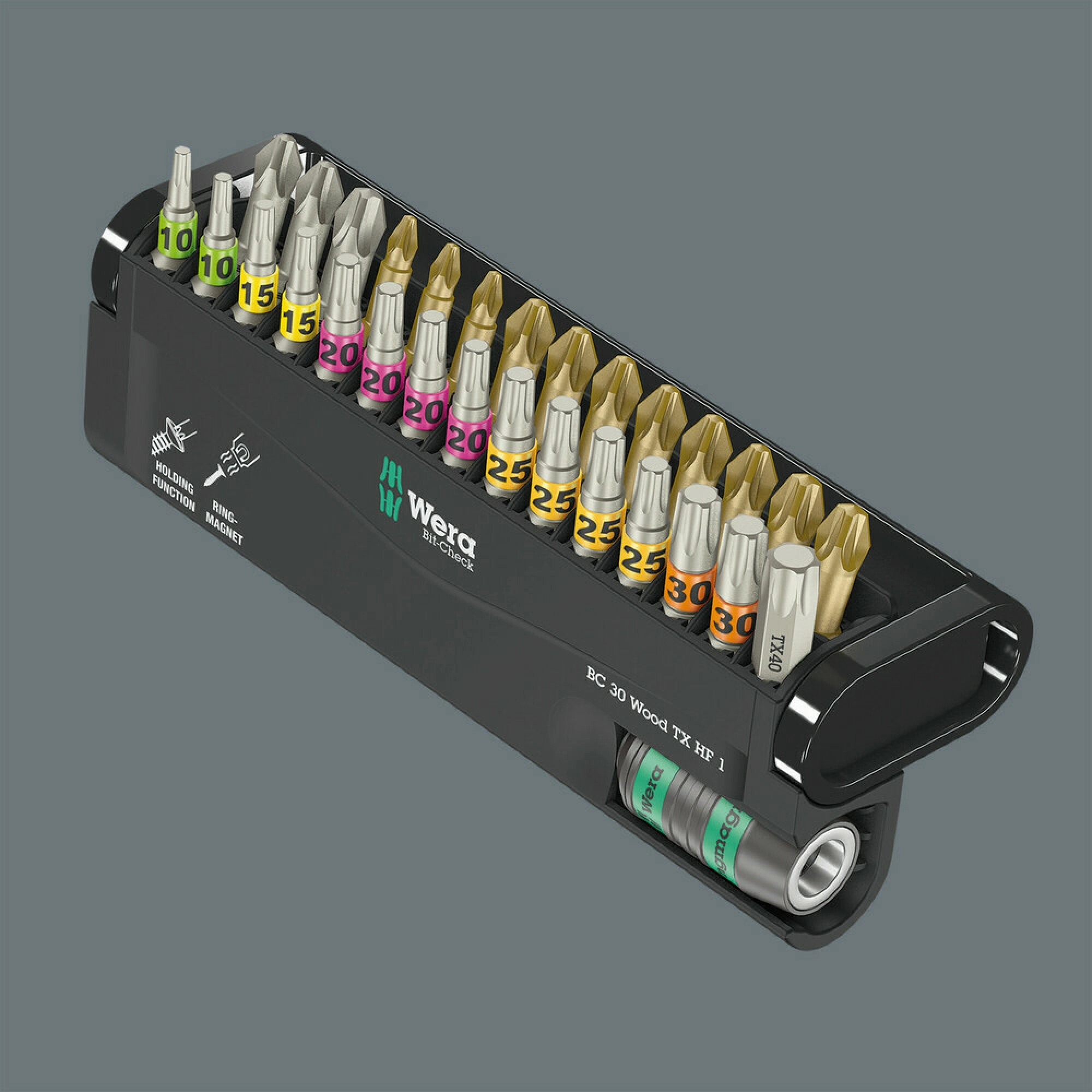 Wera Bit-Check 30 Wood TX HF 1, 30 pieces