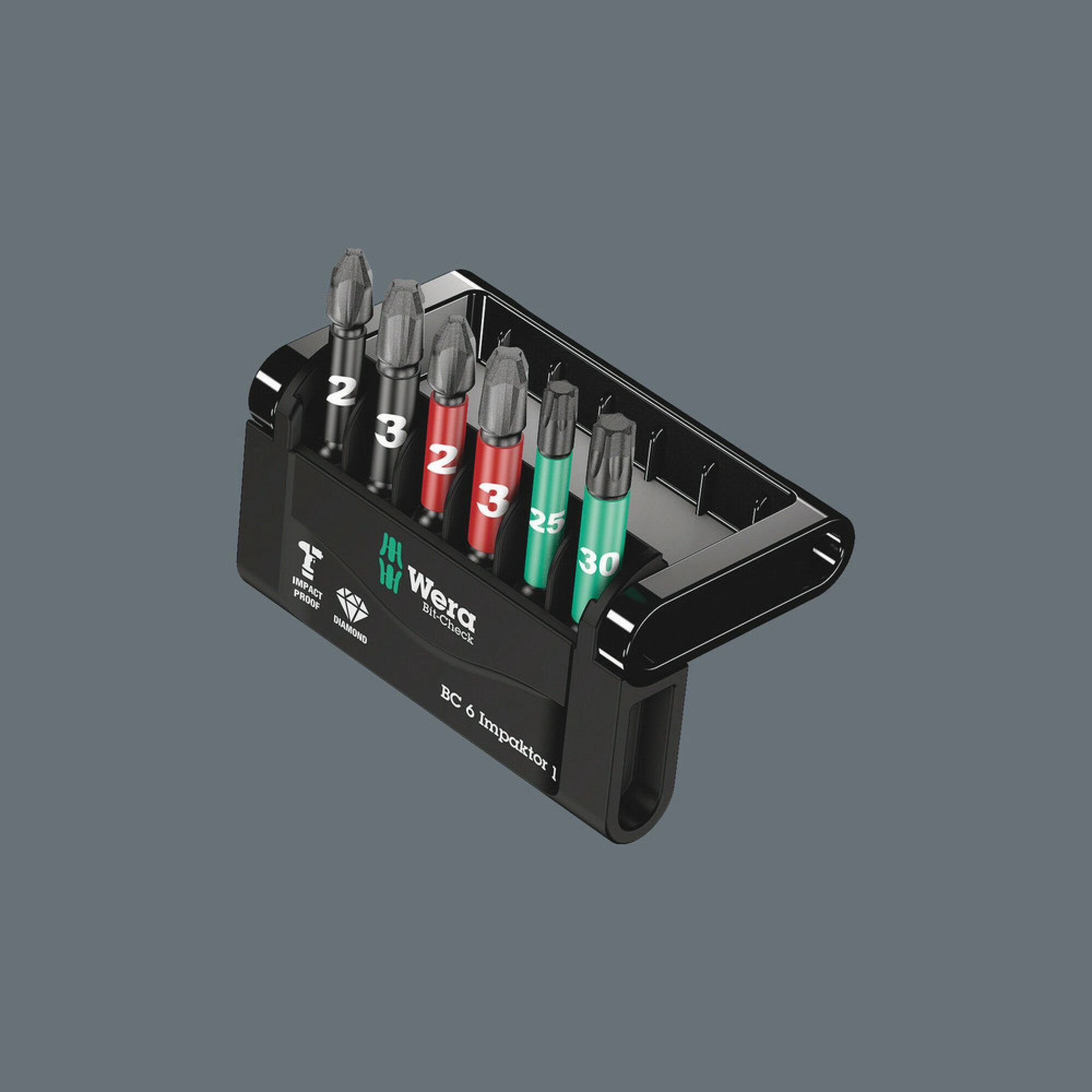 Wera Bit-Check 6 Impaktor 2, 6 pieces