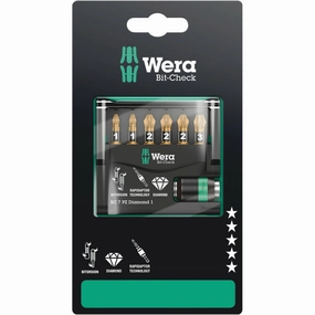 Wera Bit-Check 7 PZ Diamond 1 SB, 7 pieces