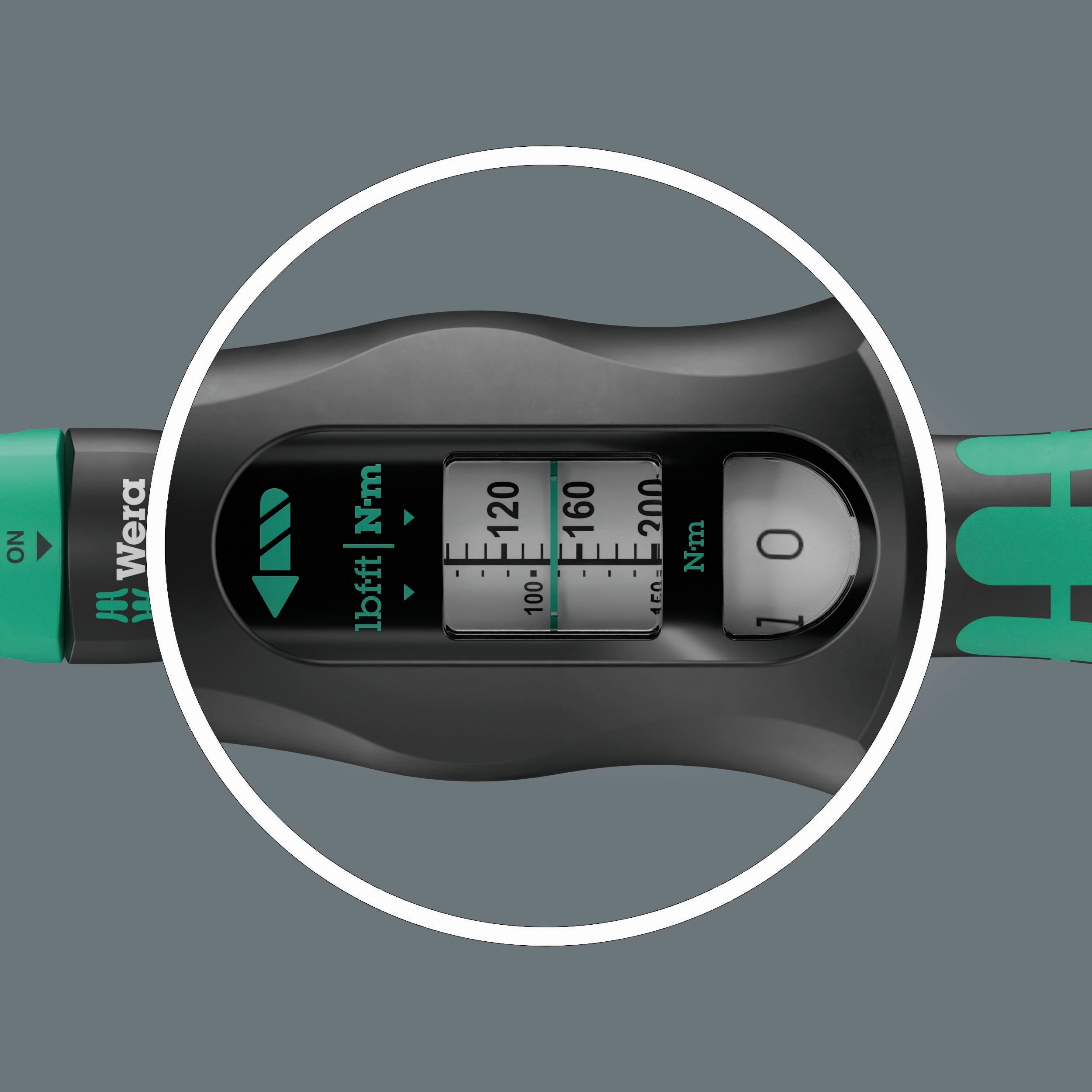 Wera Click-Torque Lock C 3 R/L Torque wrench, adjustable, Torque function, square head insert (1/2"), clockwise/counterclockwise torque operation, 40-200 Nm