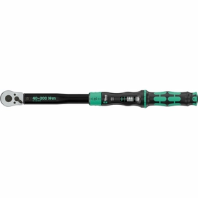 Wera Click-Torque Lock C 3 Torque wrench, adjustable, reversible ratchet, Torque Lock function, 40-200 Nm