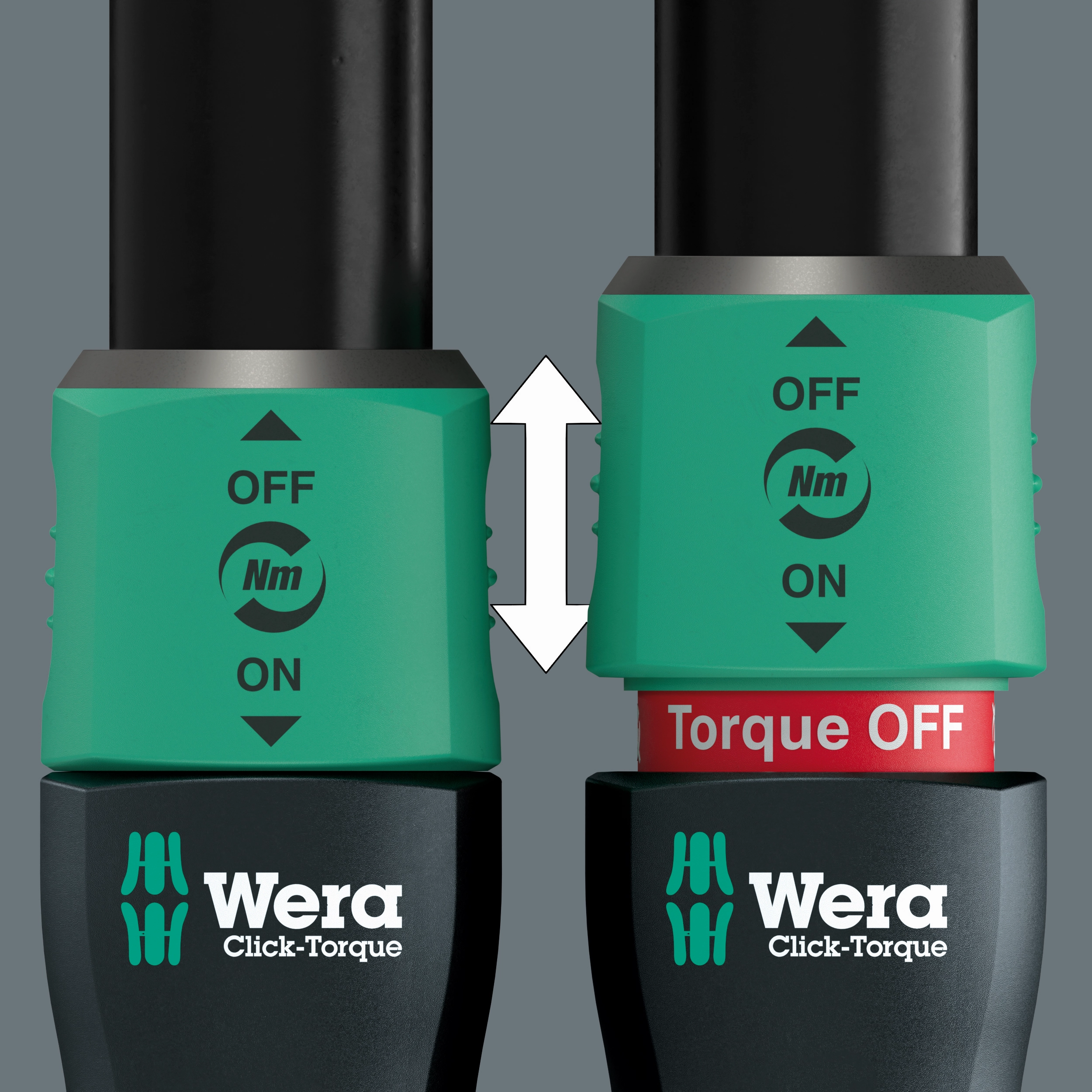 Wera Click-Torque Lock C 3 Torque wrench, adjustable, reversible ratchet, Torque Lock function, 40-200 Nm
