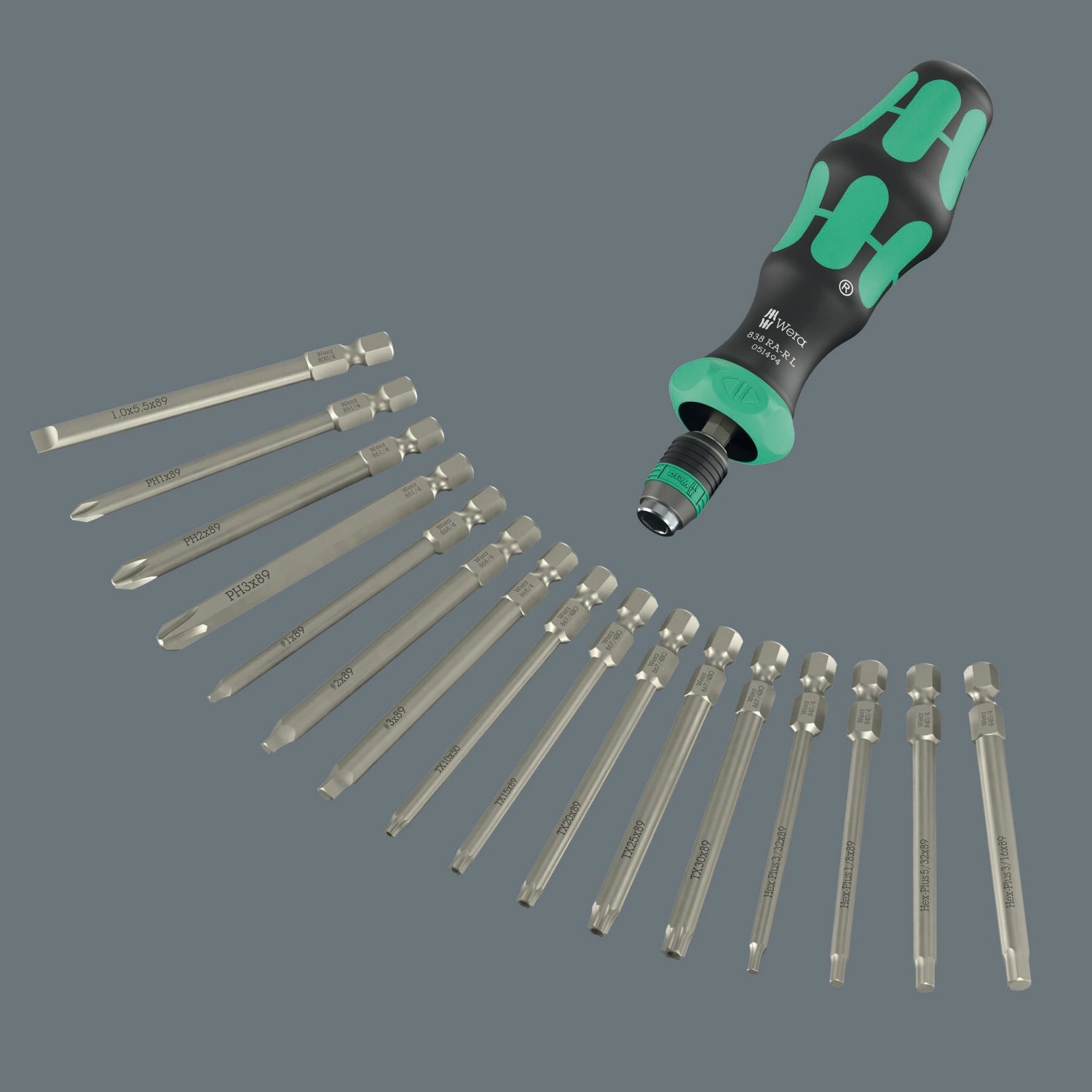 Wera Kraftform Kompakt 60 RA-R Imperial 1, 17 Pc.