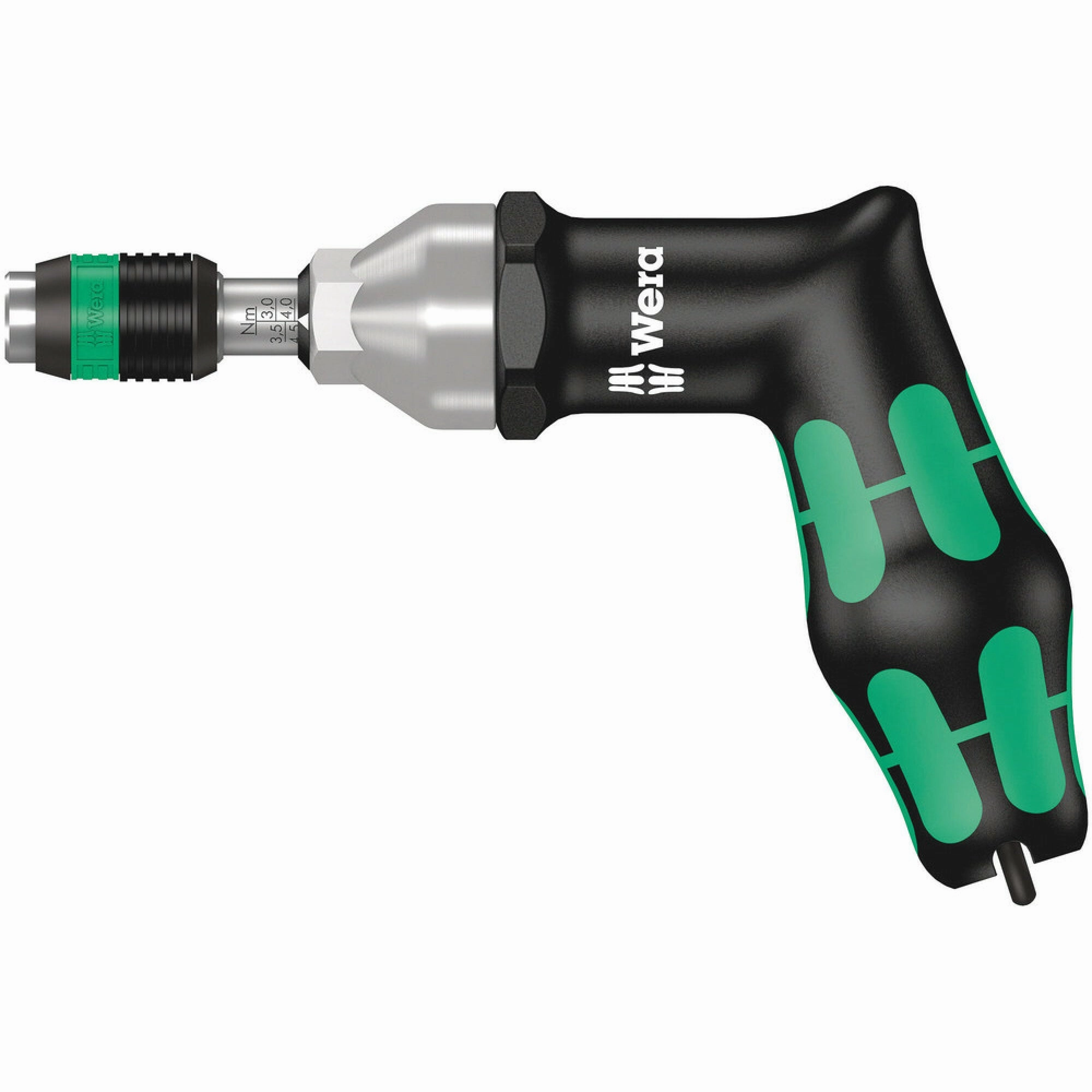 Wera Series 7400 Kraftform pistol handle, adjustable torque screwdrivers (3.0-8.8 Nm) with Rapidaptor quick-release chuck, 7443 x 4.0-8.8 Nm