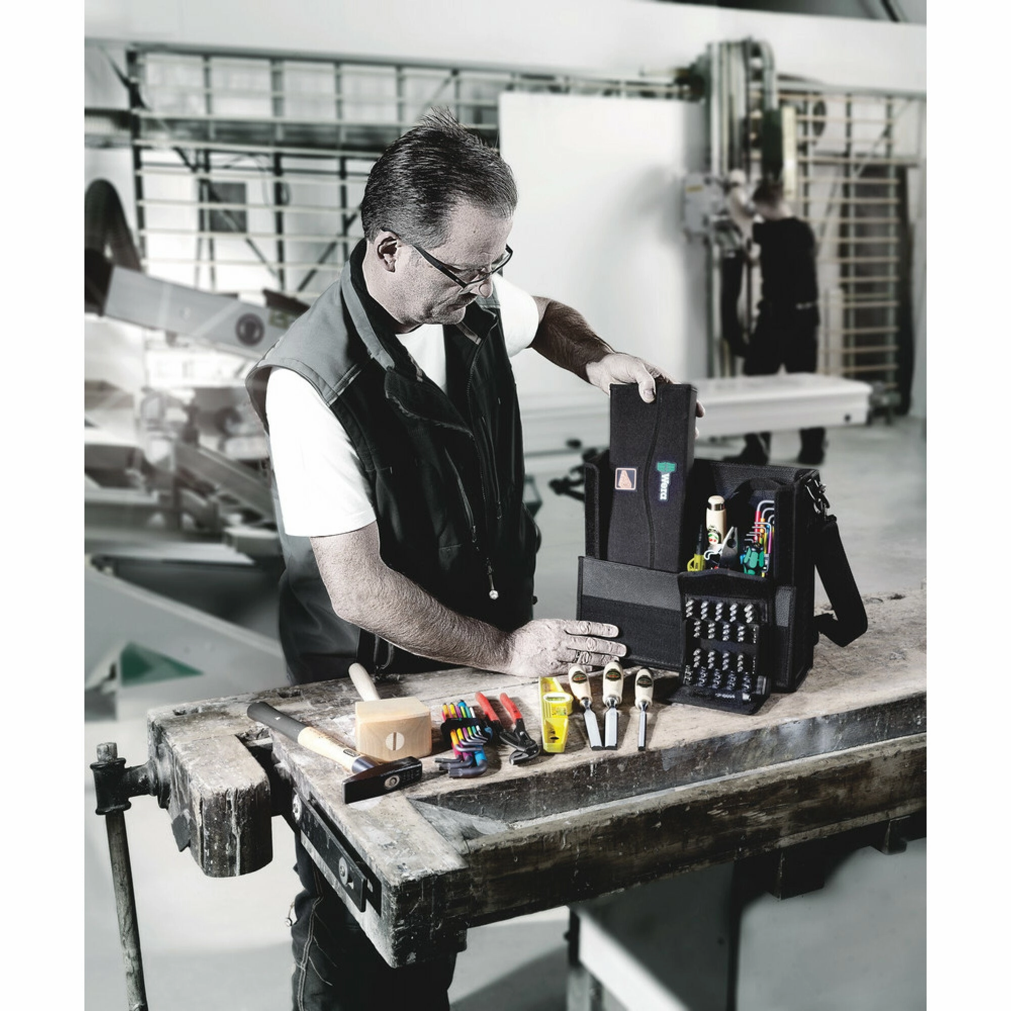 Wera Wera 2go H 1 tool set for wood applications, 134 pieces