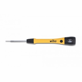Wiha 27270 ESD Safe PicoFinish Precision Screwdriver - Slotted .8mm x 40mm