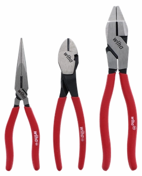 Wiha 32634 3 Piece Classic Grip Pliers and Cutters Set