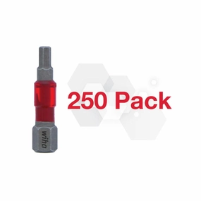 Wiha 76552 MaxxTor Impact Bit Hex 4.0mm - 29mm - 250 Pack