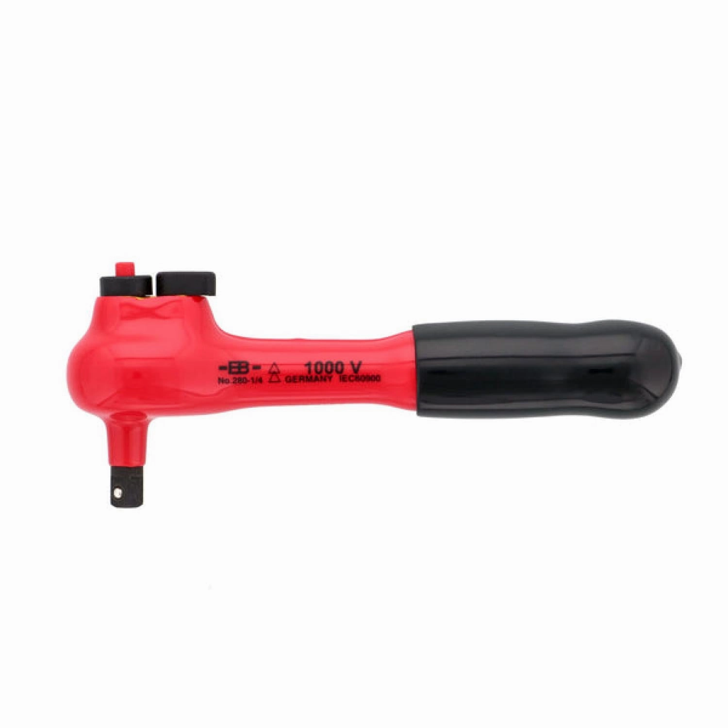 Wiha Tools 12851 Insulated 1/4 Inch Drive Ratchet