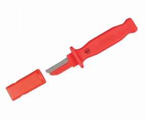 Wiha Tools 15003 Insulated Cable Stripping Knife, 50 mm Partly Insulated Blade