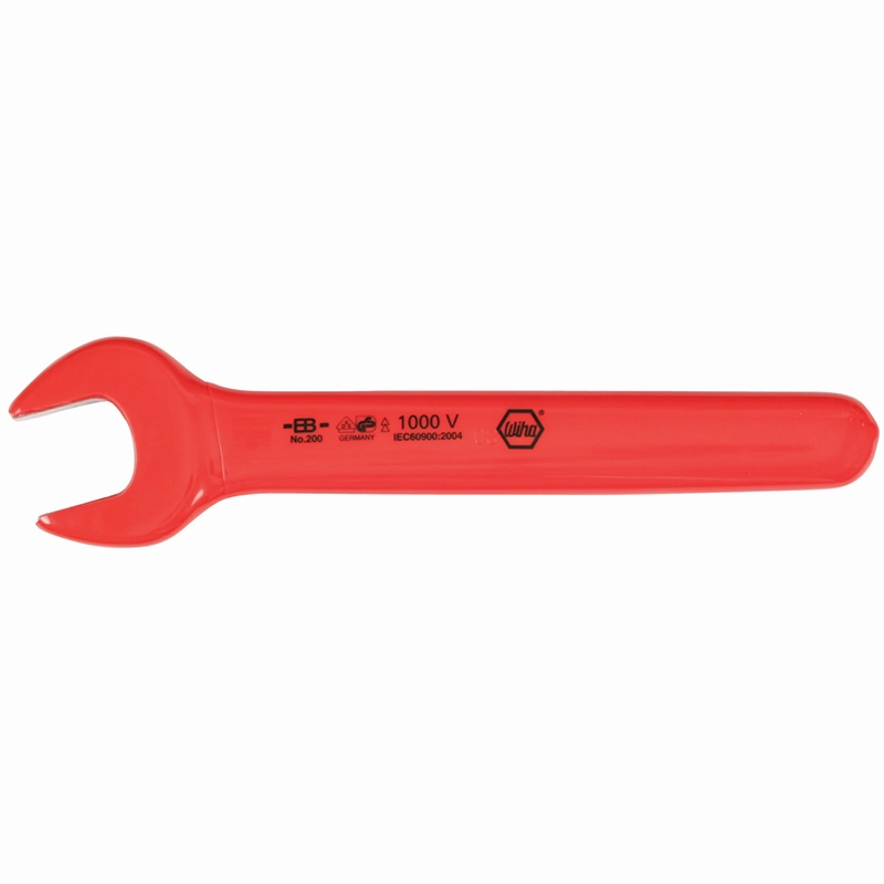 Wiha Tools 20136 Insulated Open End Wrench 7/16 Inch
