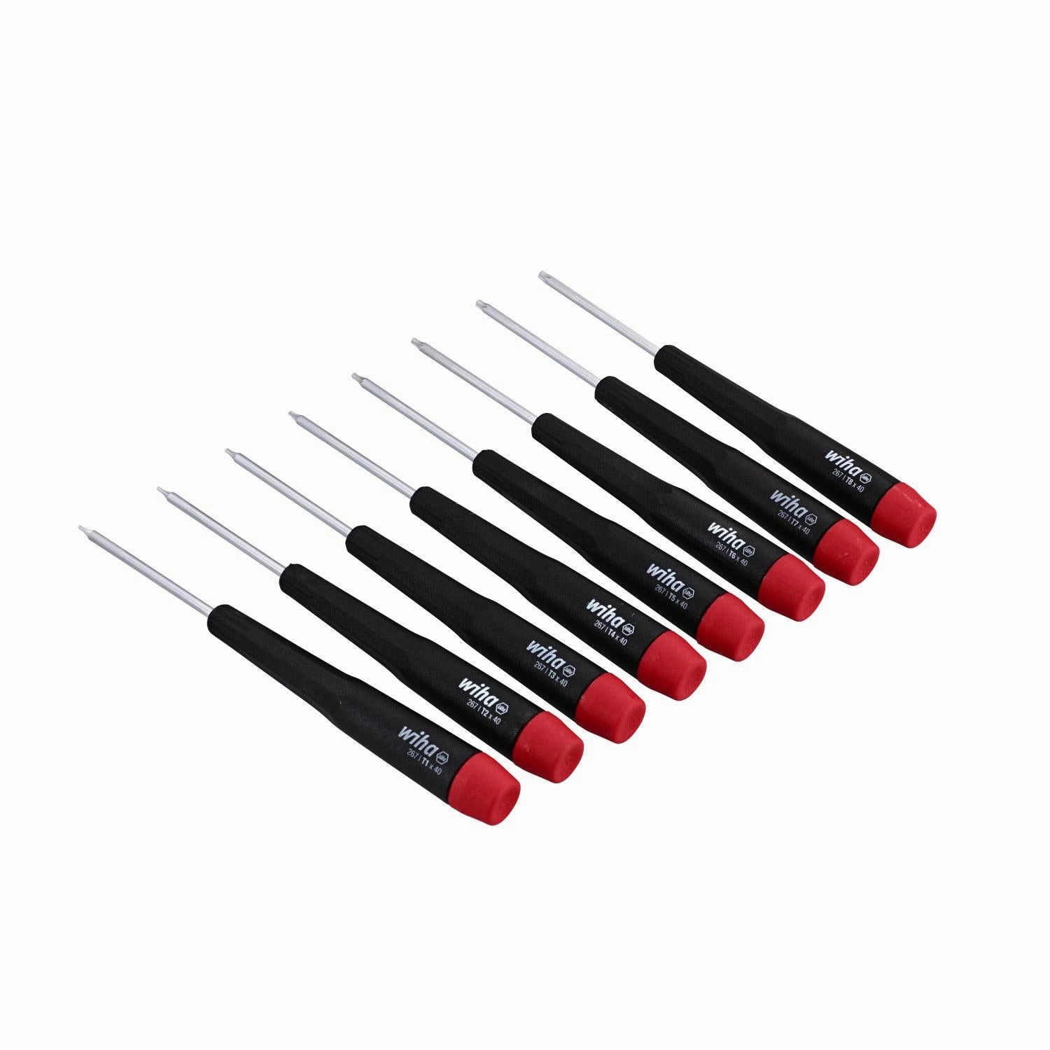 Wiha Tools 26791 T1-T8 Precision TORX Screwdriver, 8 Pc. Set