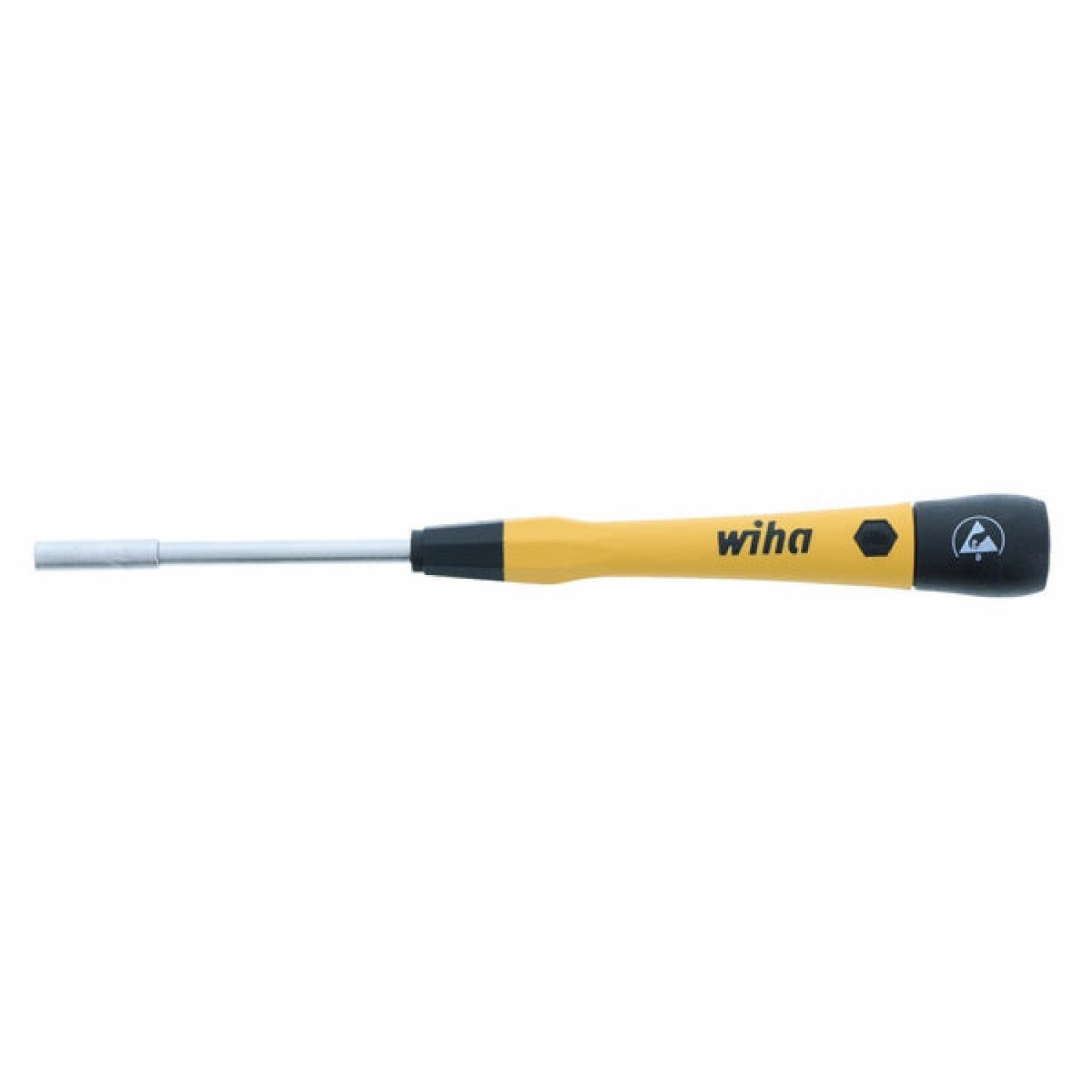 Wiha Tools 27771 ESD Safe PicoFinish Precision Screwdriver - Nutdriver 7/64" x 60mm