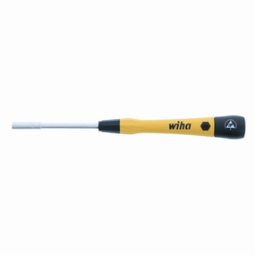 Wiha Tools 27772 ESD Safe PicoFinish Precision Nut Driver - 1/8" x 60mm