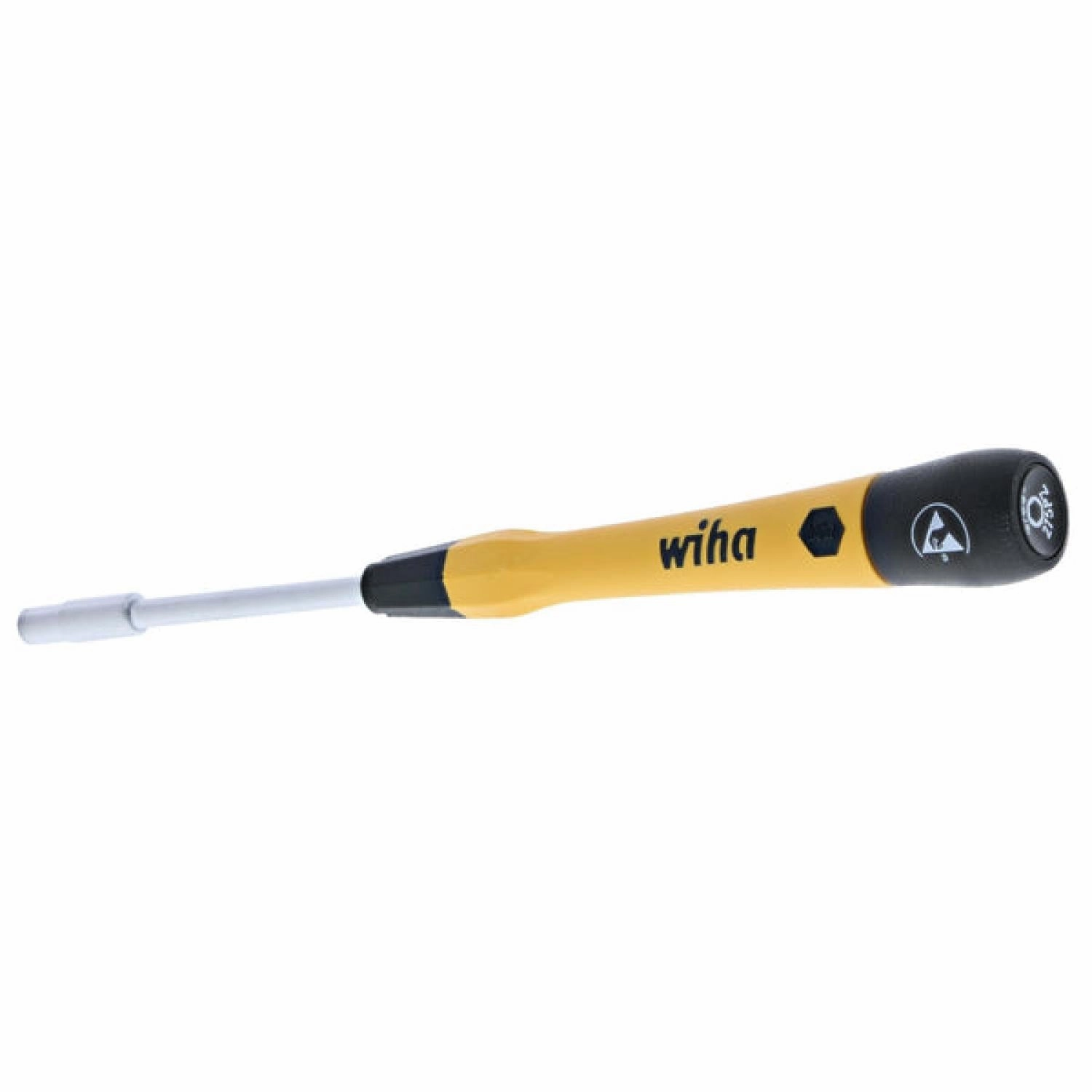 Wiha Tools 27773 ESD Safe PicoFinish Precision Nut Driver - 9/64" x 60mm