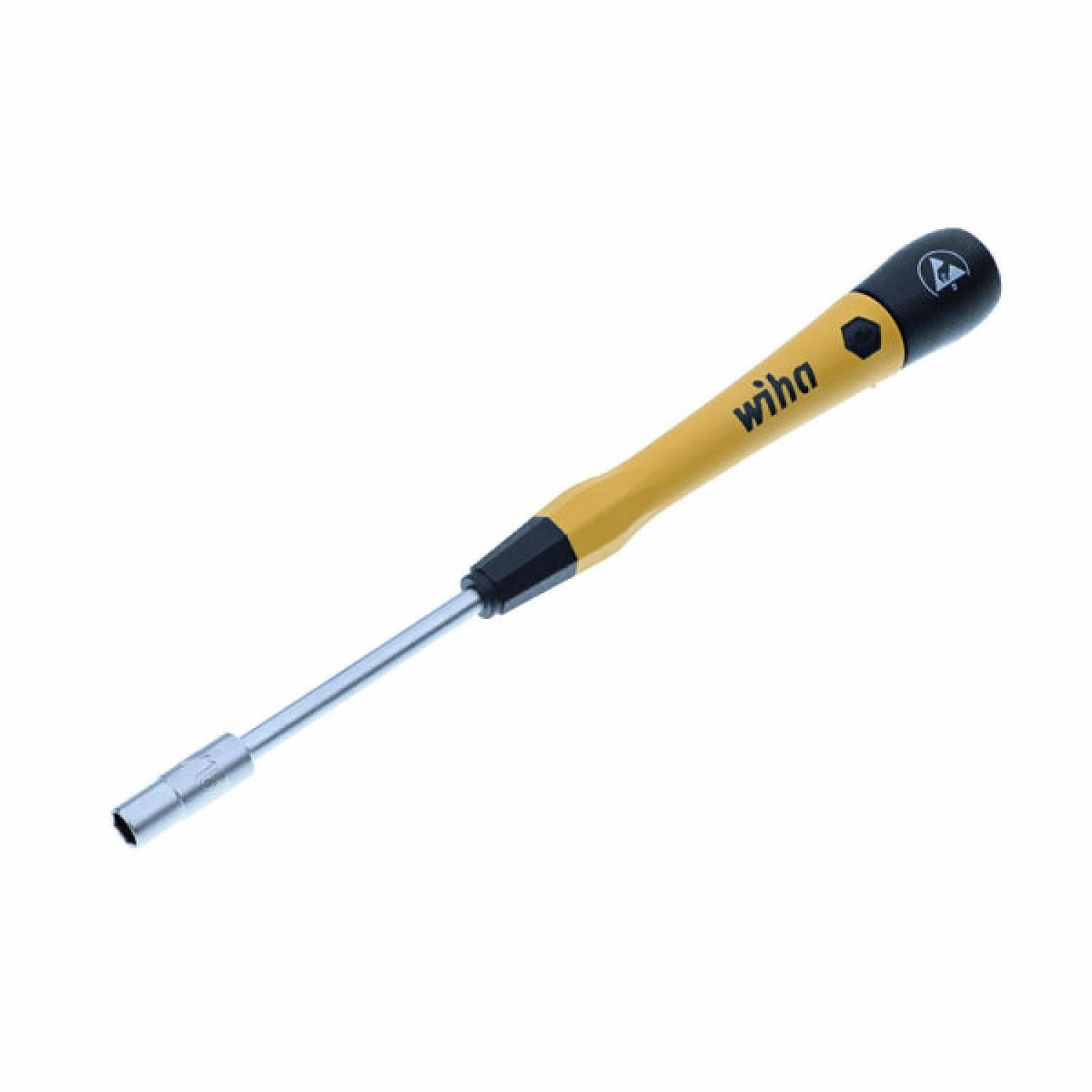 Wiha Tools 27775 ESD Safe PicoFinish Precision Nut Driver - 3/16" x 60mm
