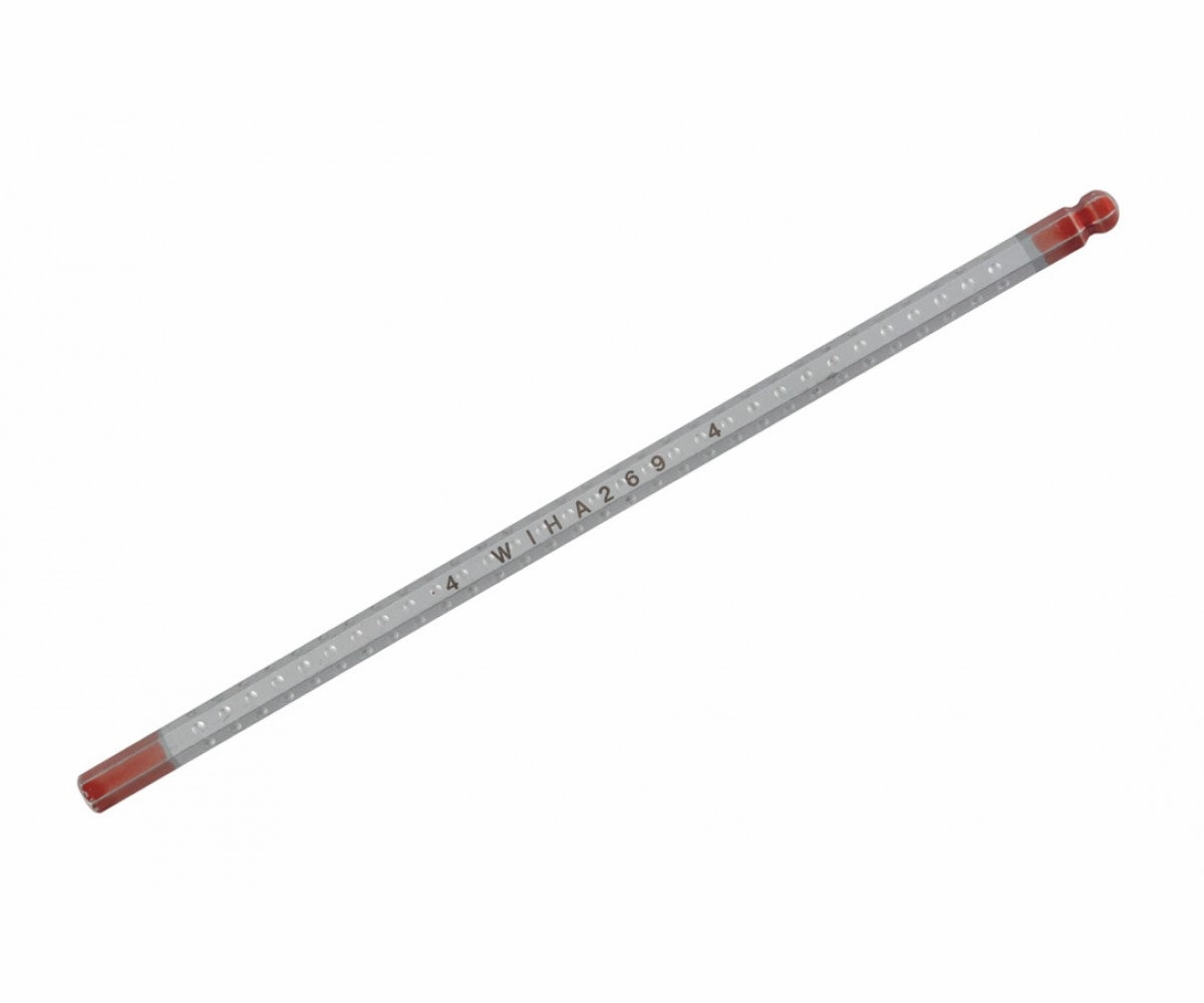 Wiha Tools 28007 System 4 Drive-Loc Blade Hex & Ball End Hex, 3.0 mm