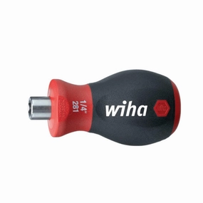 Wiha Tools 28103 SoftFinish 1/4" Stubby Bit HolderMagnetic