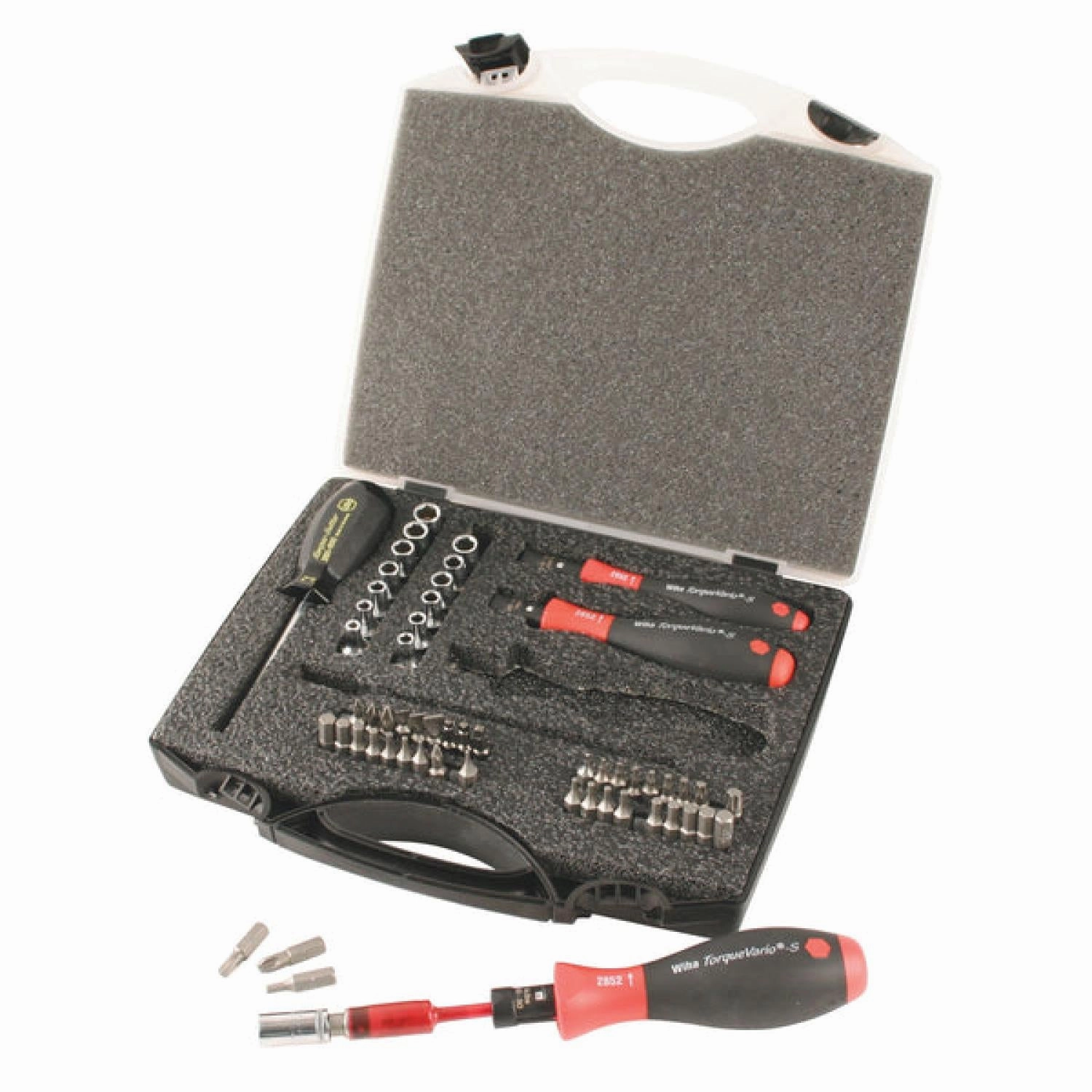 Wiha Tools 28589 Torque Handles and Bits Box Set, 59 Piece