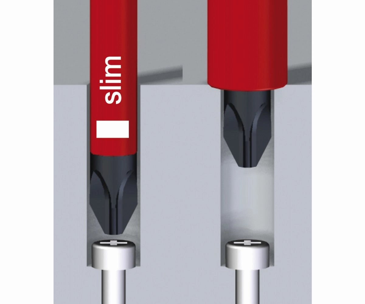 Wiha Tools 28791 Insulated Slotted and Phillips Torque Screwdriver Set 10-50 in-lbs. 8 Piece