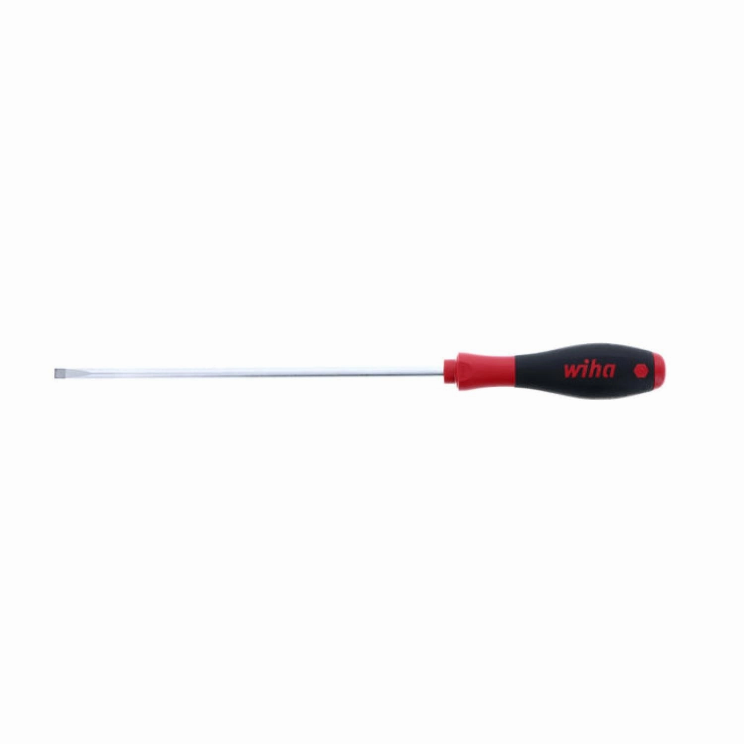 Wiha Tools 30221 SoftFinish Slotted Screwdriver, 5.5 mm x 200 mm
