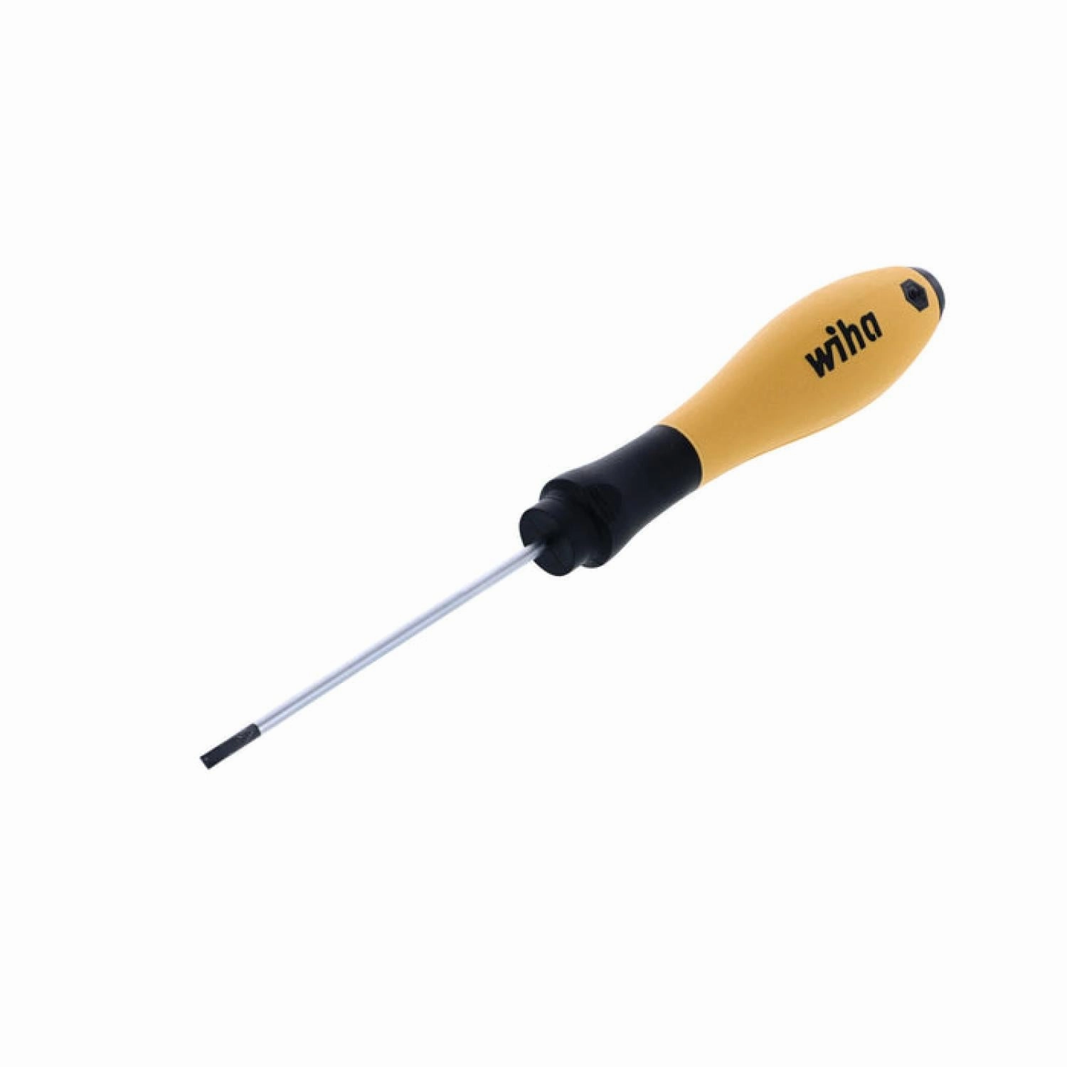 Wiha Tools 30240 ESD SoftFinish Slotted Screwdriver, 2.5 mm x 75 mm