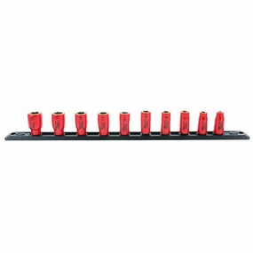 Wiha Tools 31393 10 Piece Insulated Socket Set 1/4" Drive - Metric