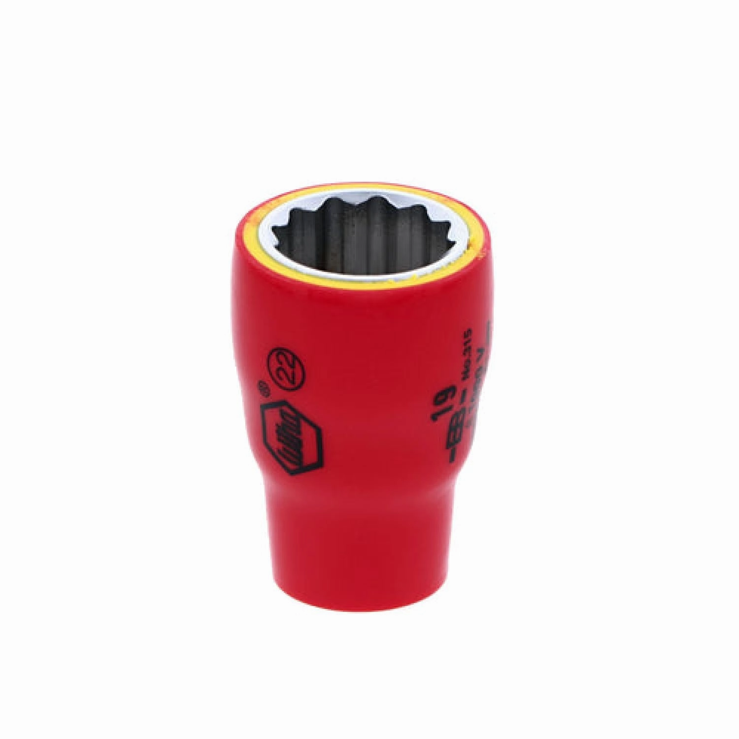 Wiha Tools 31519 Insulated Socket 3/8" Drive 19mm