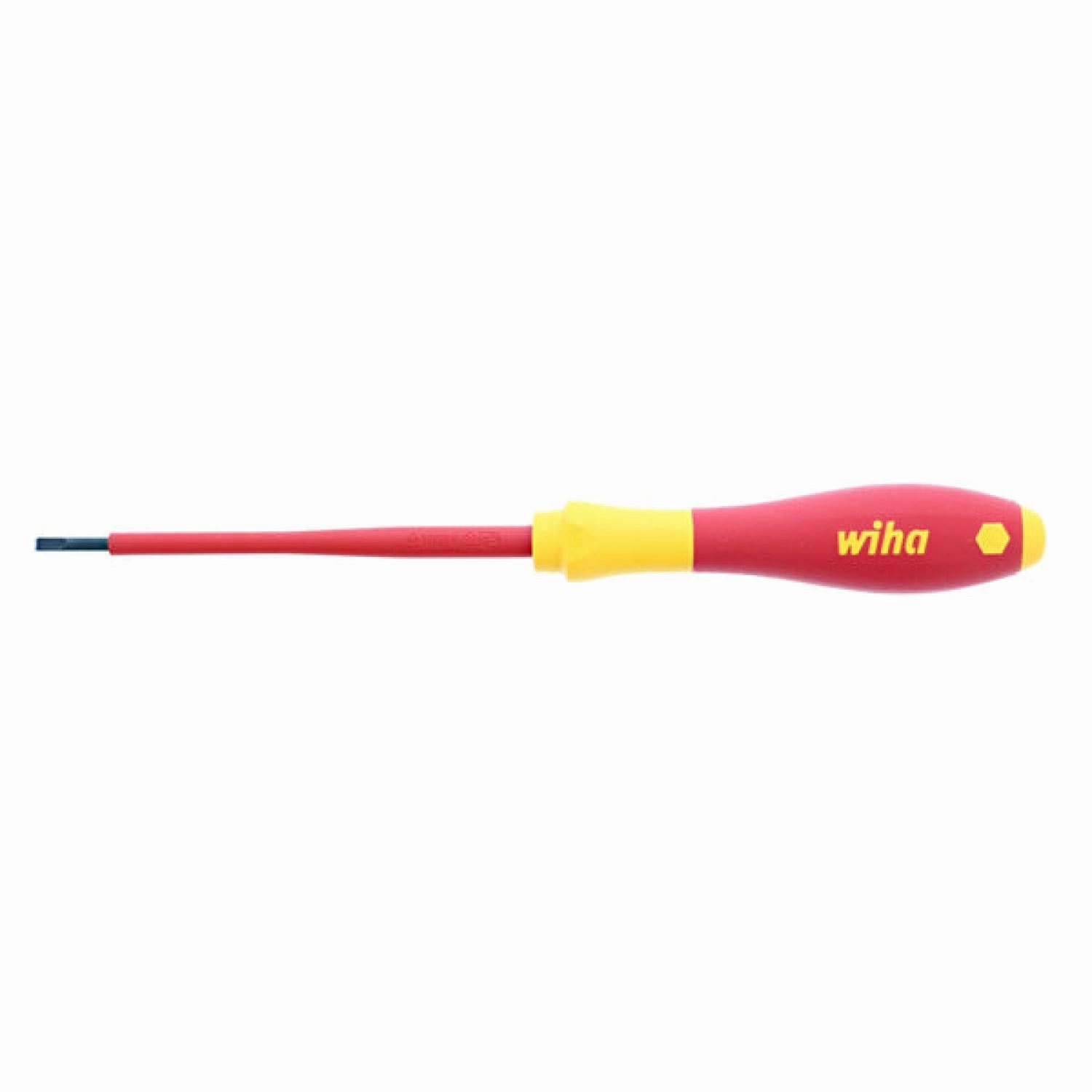 Wiha Tools 32012 Insulated Slotted Screwdriver, 3 mm x 100 mm