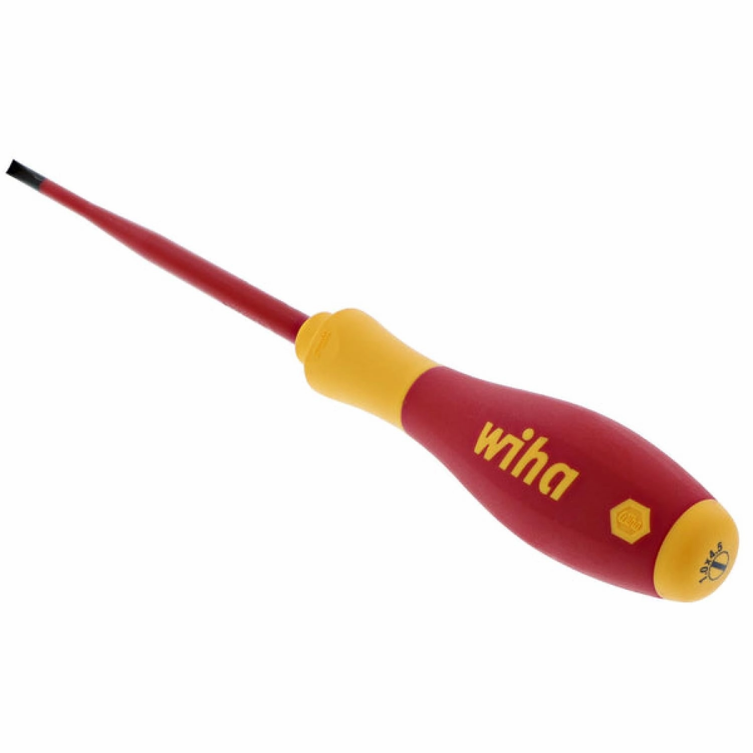 Wiha Tools 32052 4.5mm x 125mm Insulated SlimLine Slotted Screwdriver
