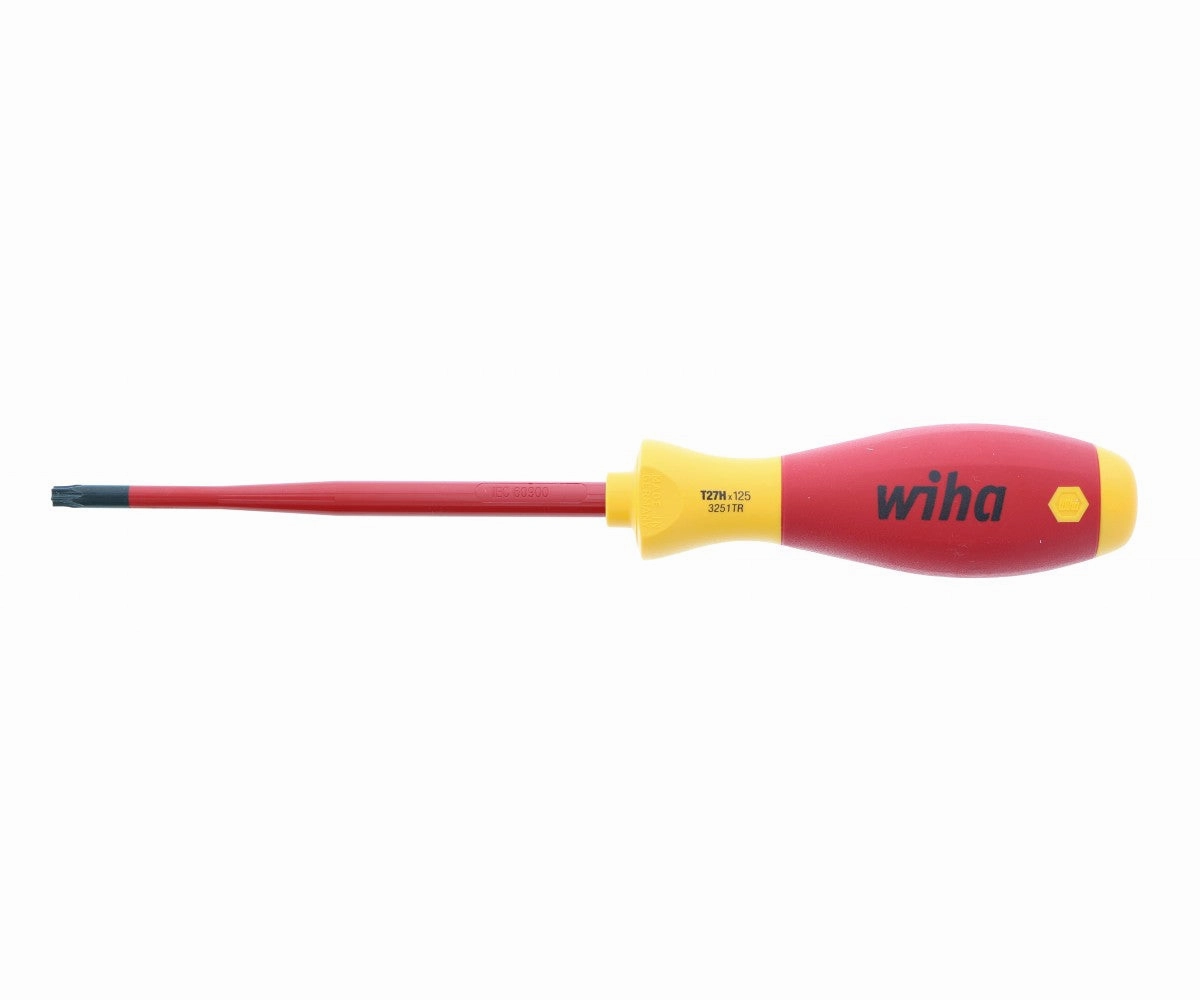 Wiha Tools 32517 Insulated SlimLine Security TORX Screwdriver, T27s x 125 mm