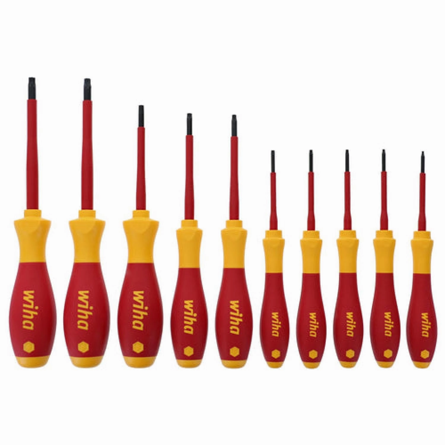 Wiha Tools 32592 10 Piece Insulated TORX Screwdriver Set