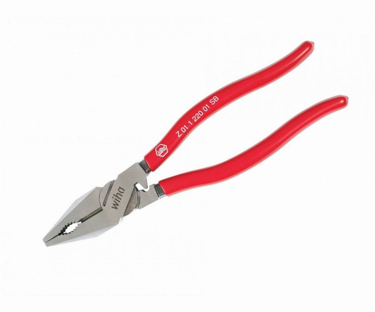 Wiha Tools 32616 Soft Grip Lineman's Pliers with Crimper, 9"