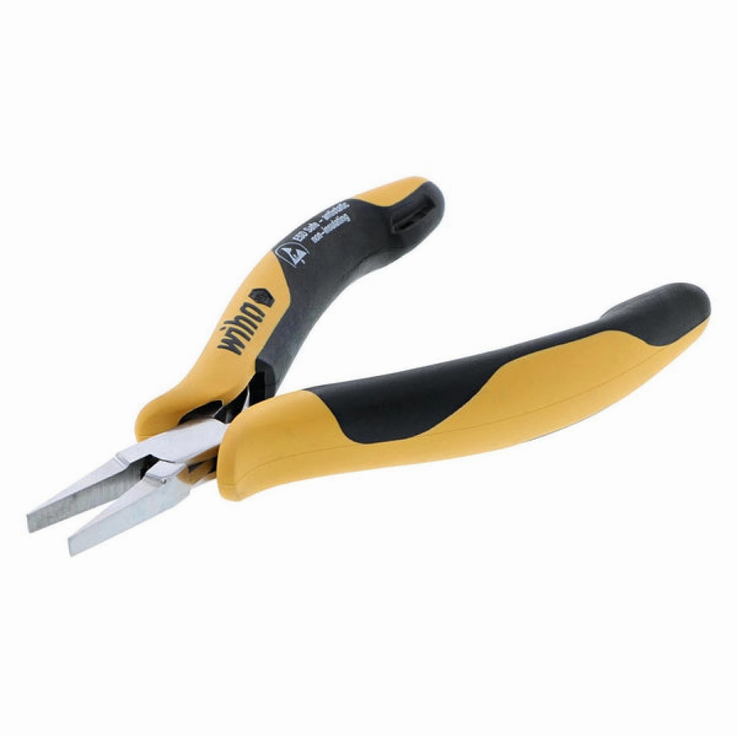 Wiha Tools 32752 ESD Safe Precision Short Flat Nose Pliers