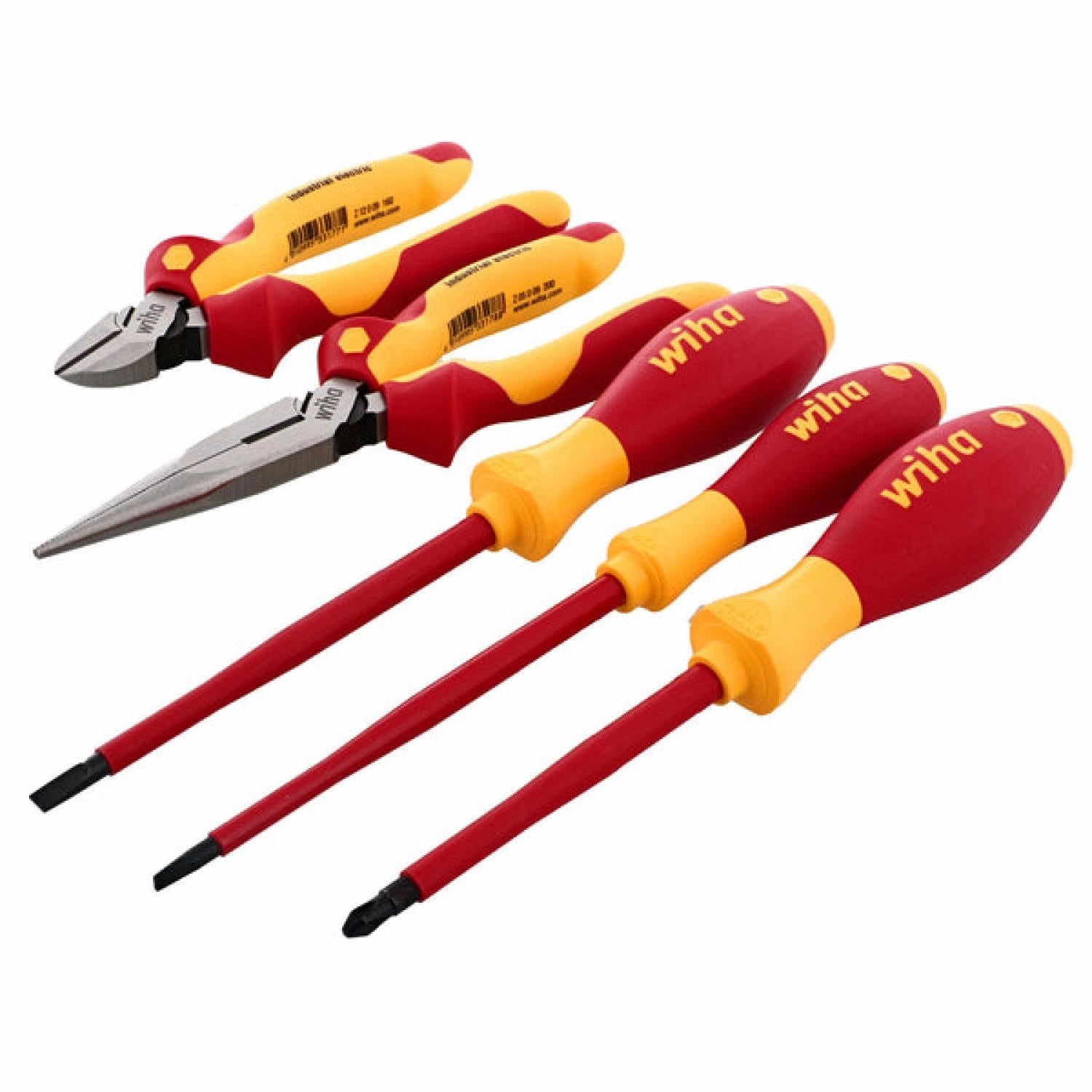 Wiha Tools 32856 Electricians Tool Kit, 5 Pieces