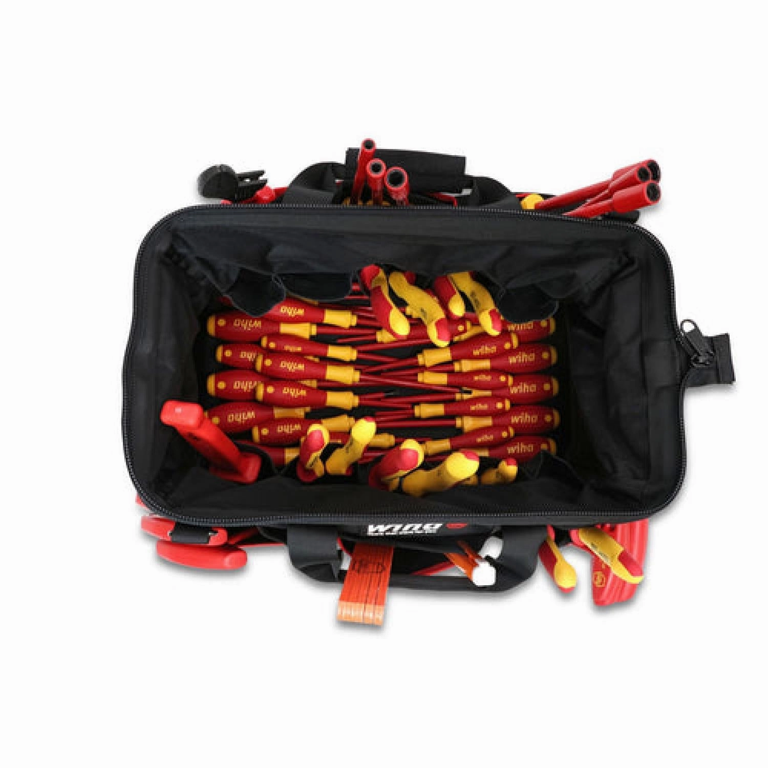 Wiha Tools 32874 50 Piece Master Electrician's Insulated Tool Set In Canvas Tool Bag
