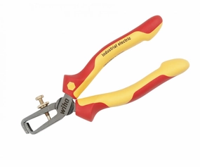 Wiha Tools 32947 Insulated Industrial Stripping Pliers, 6"