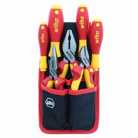 Wiha Tools 32985 7 Piece Insulated Industrial Pliers and Screwdriver Set