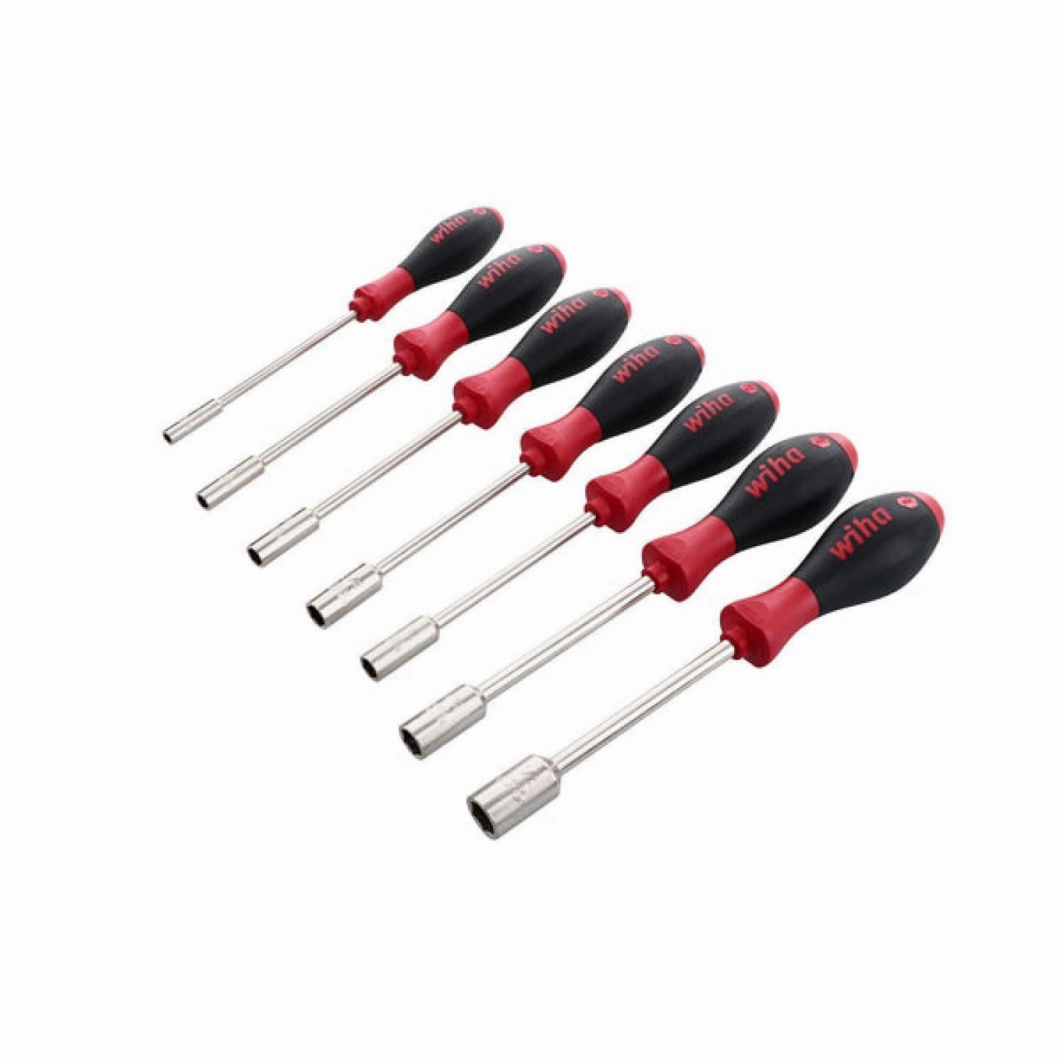 Wiha Tools 34193 7 Piece SoftFinish Nut Driver Set - Inch