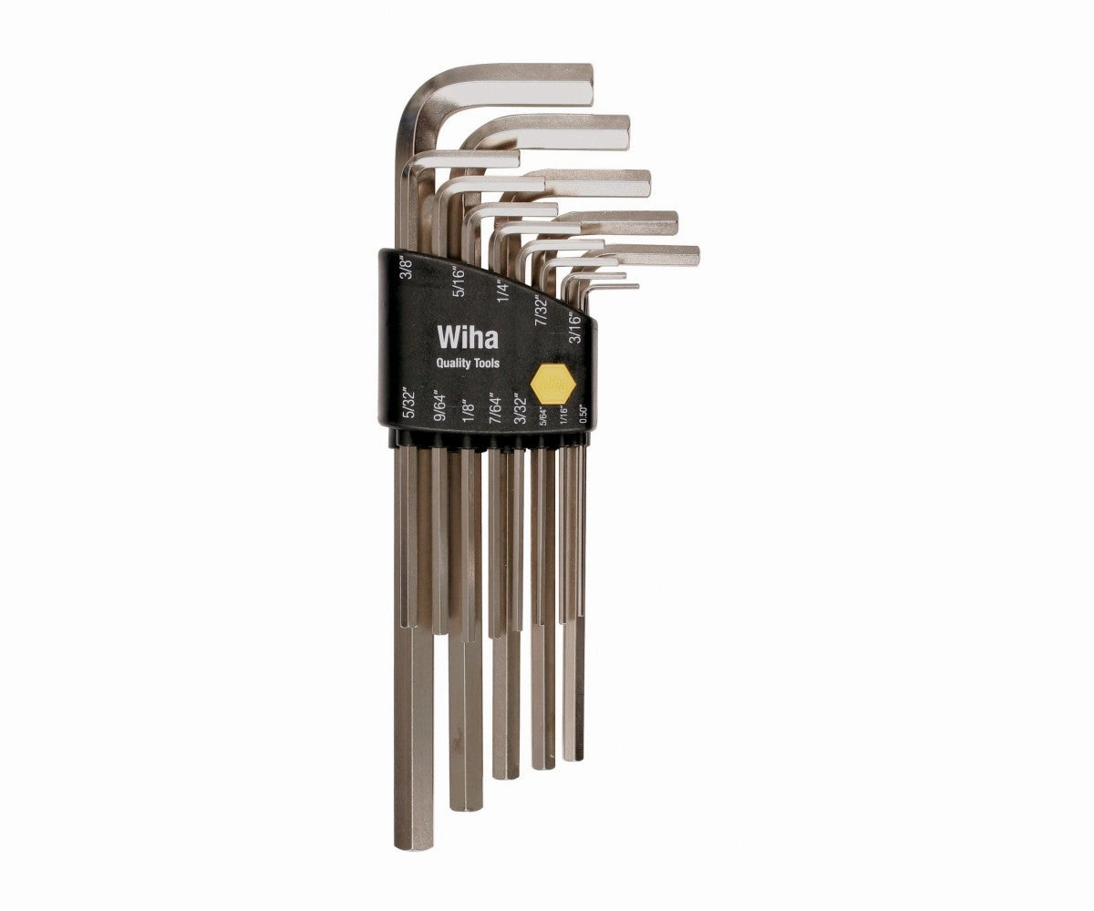 Wiha Tools 35295 13 Piece Hex L-Key Long Arm Nickel Set
