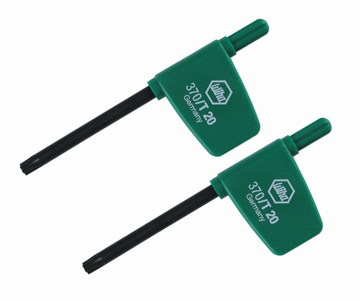 Wiha Tools 37006 TORX Flag Handle Screwdriver, T6 x 35 mm, 2 Pk.