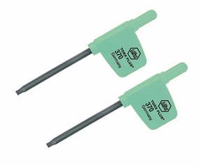 Wiha Tools 37021 TORX Plus Flag Handle Screwdriver, IP9 x 40 mm, 2 Pk.