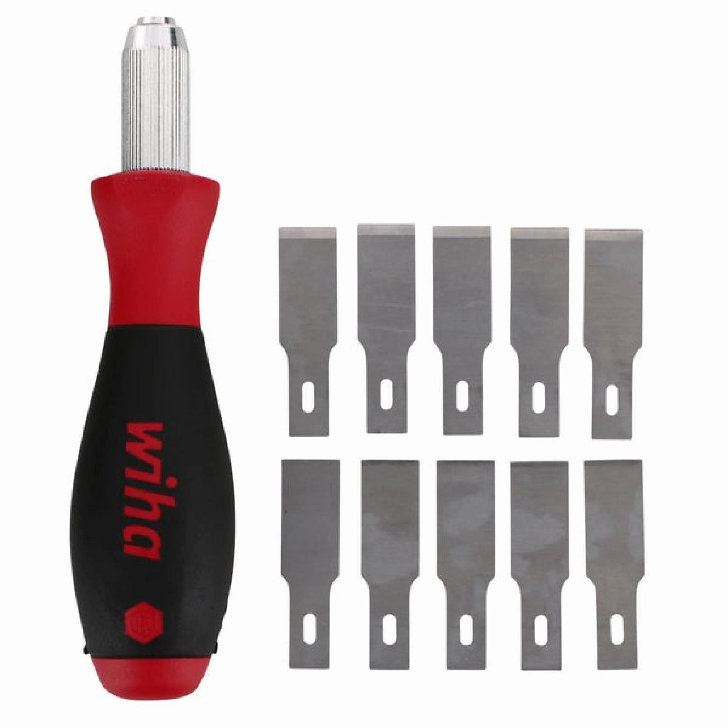Wiha Tools 43090 SoftFinish Universal Razor Edged Scraper with Replacement Blades
