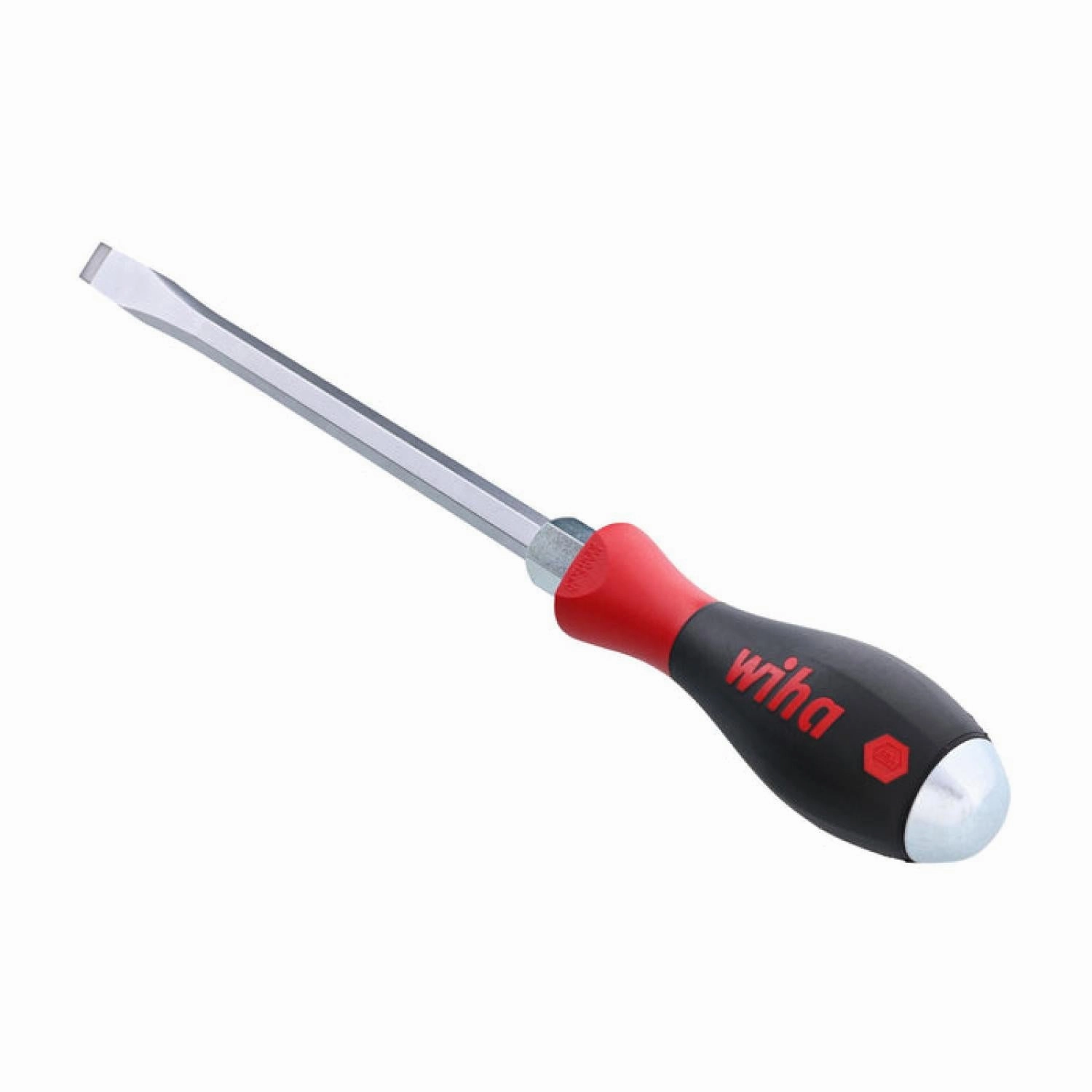 Wiha Tools 53040 12mm x 200mm SoftFinish Extra Heavy Duty Slotted Screwdriver